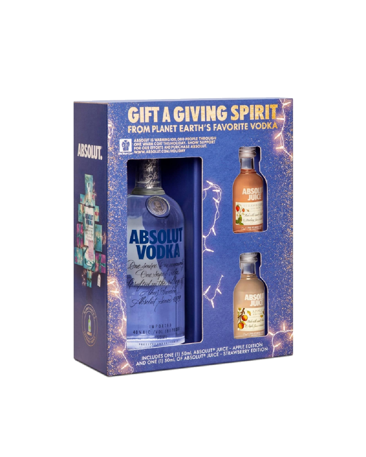 Absolut Vodka Gift Set 750ml