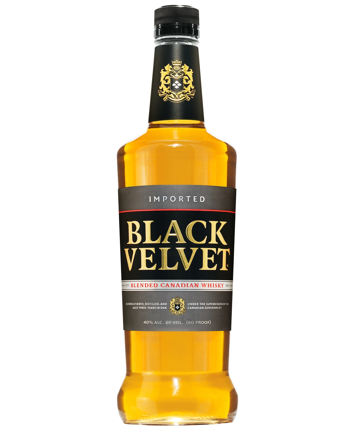 Black Velvet Plastic 750ML