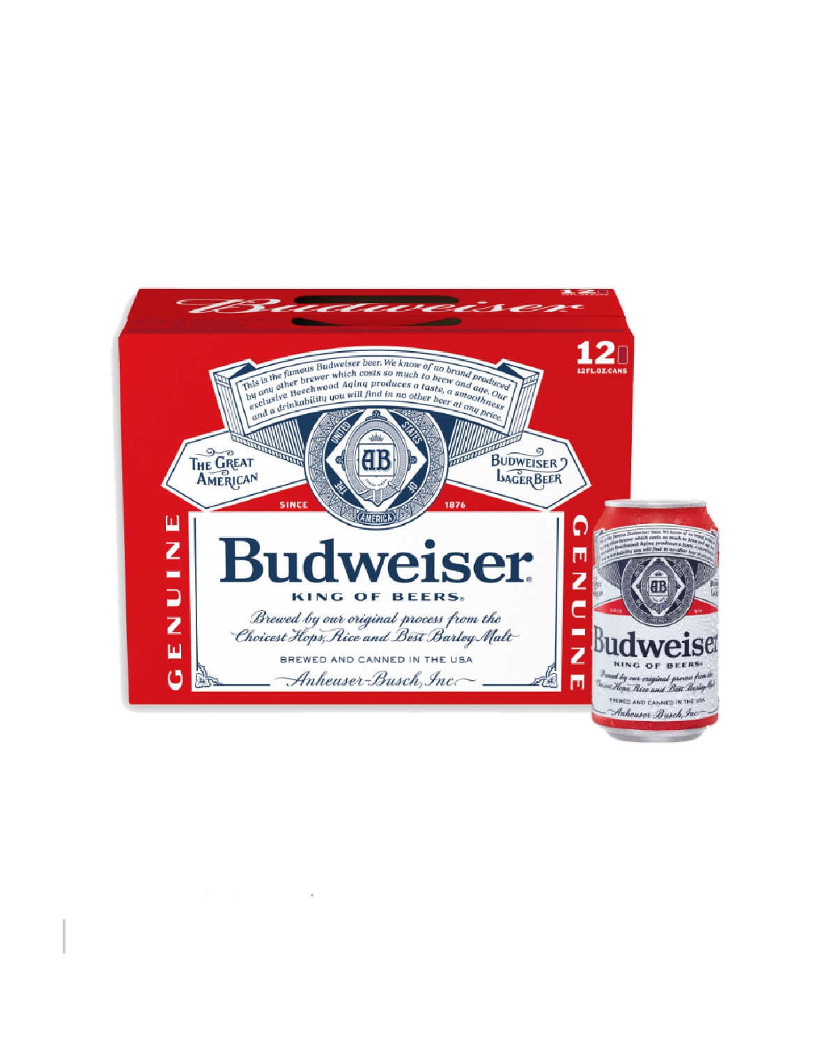 Budweiser 12pk cans