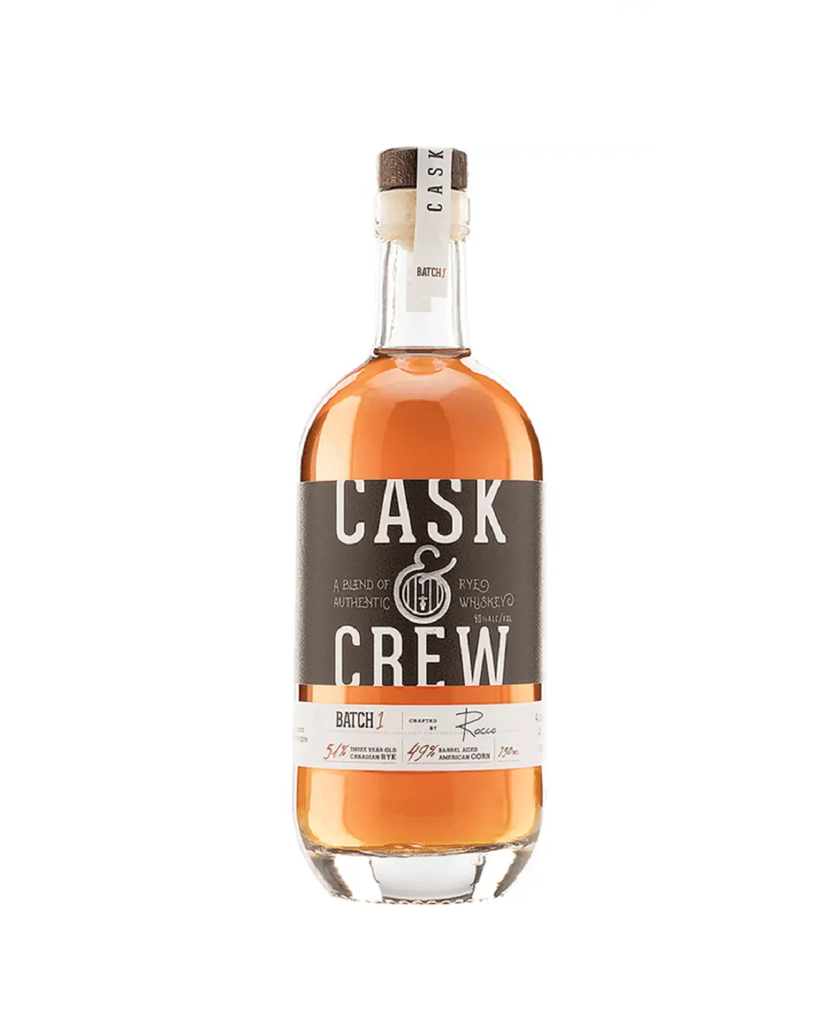 Cask & Crew Rye Whiskey 750ML
