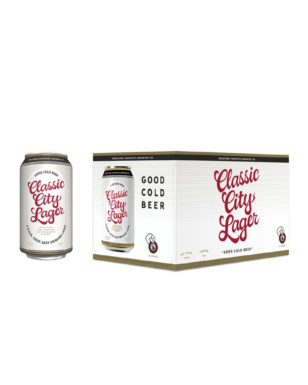 Classic City Lager 6pk Can