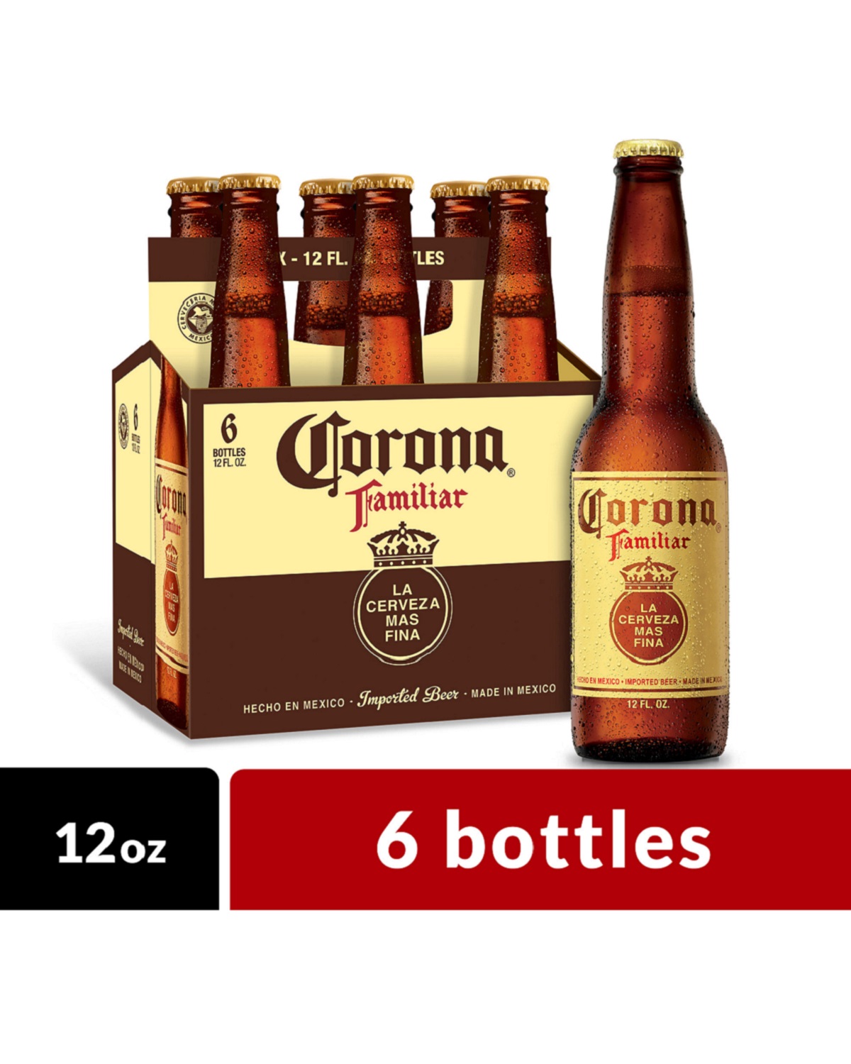 Corona Familiar 6pk 12oz Bottles