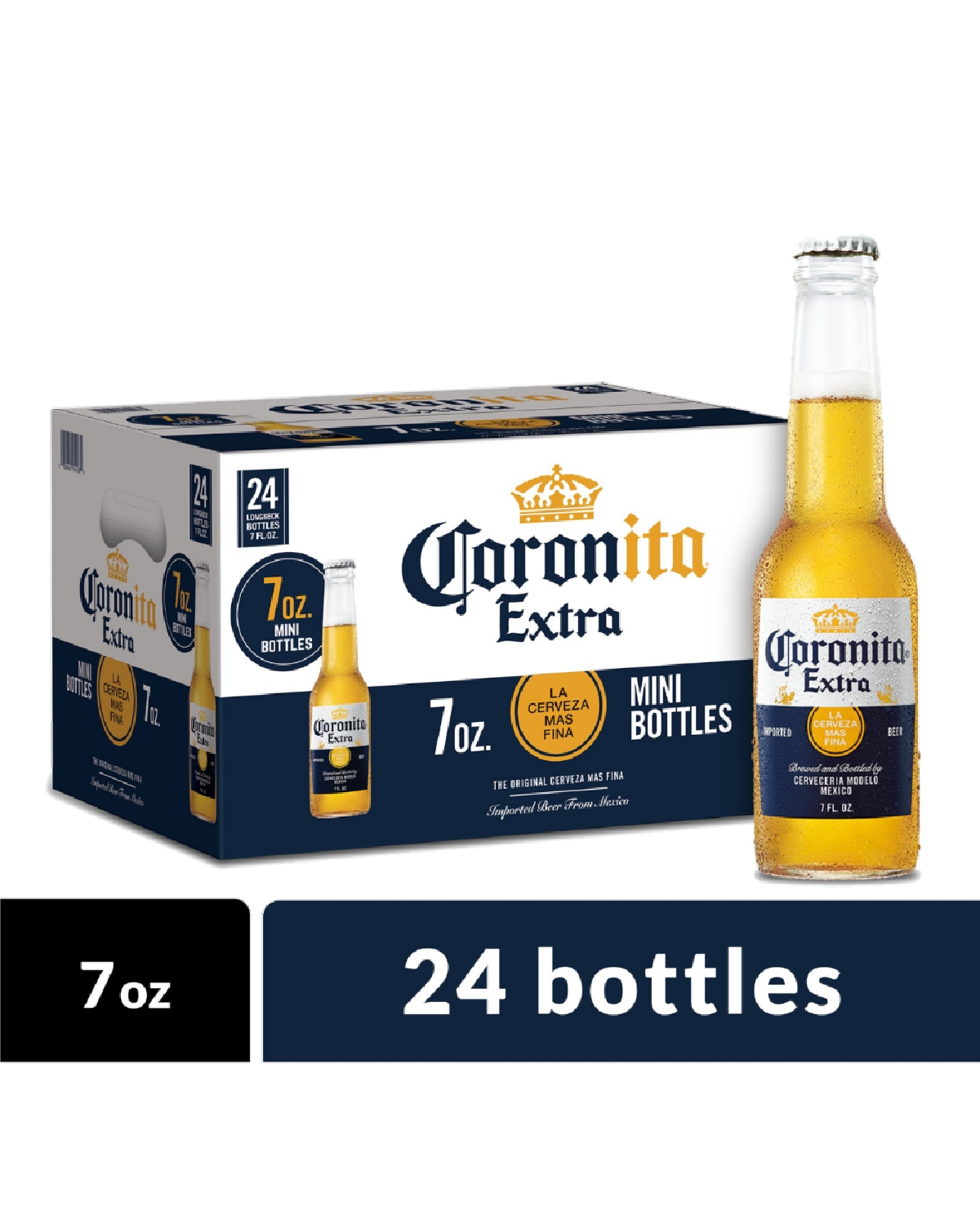 Coronita Extra 24pk 7oz Bottles