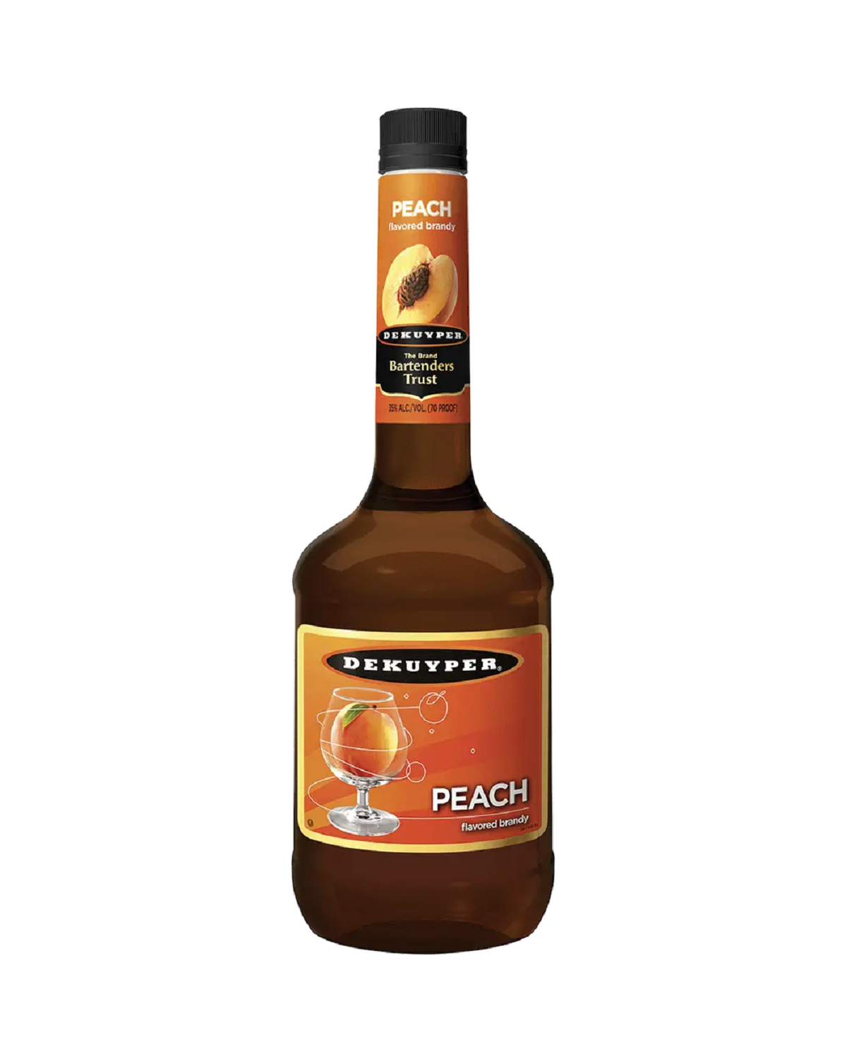 Dekuyper Peach Flavored Brandy 750ML