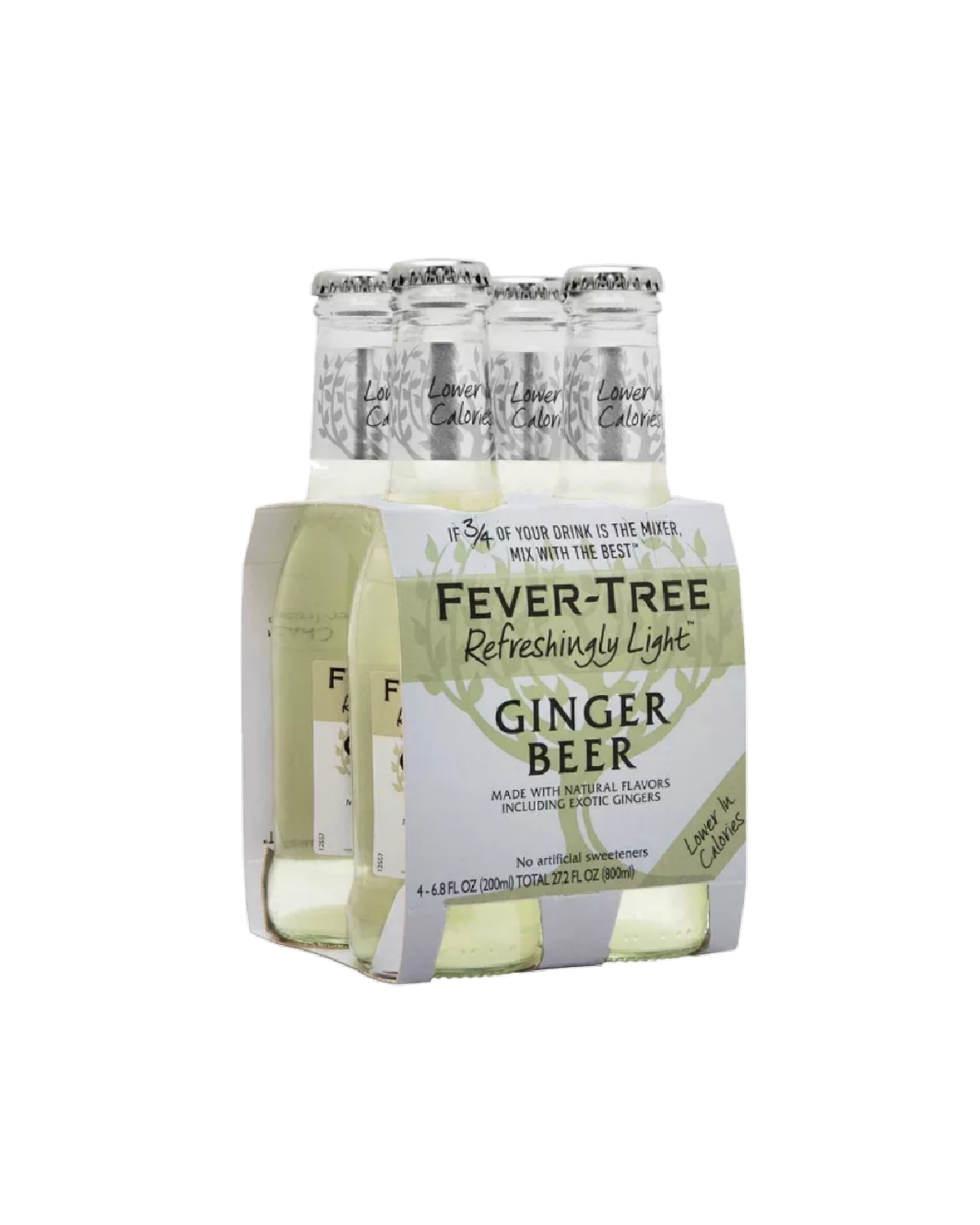 Fever Tree Light Ginger Beer 4pk