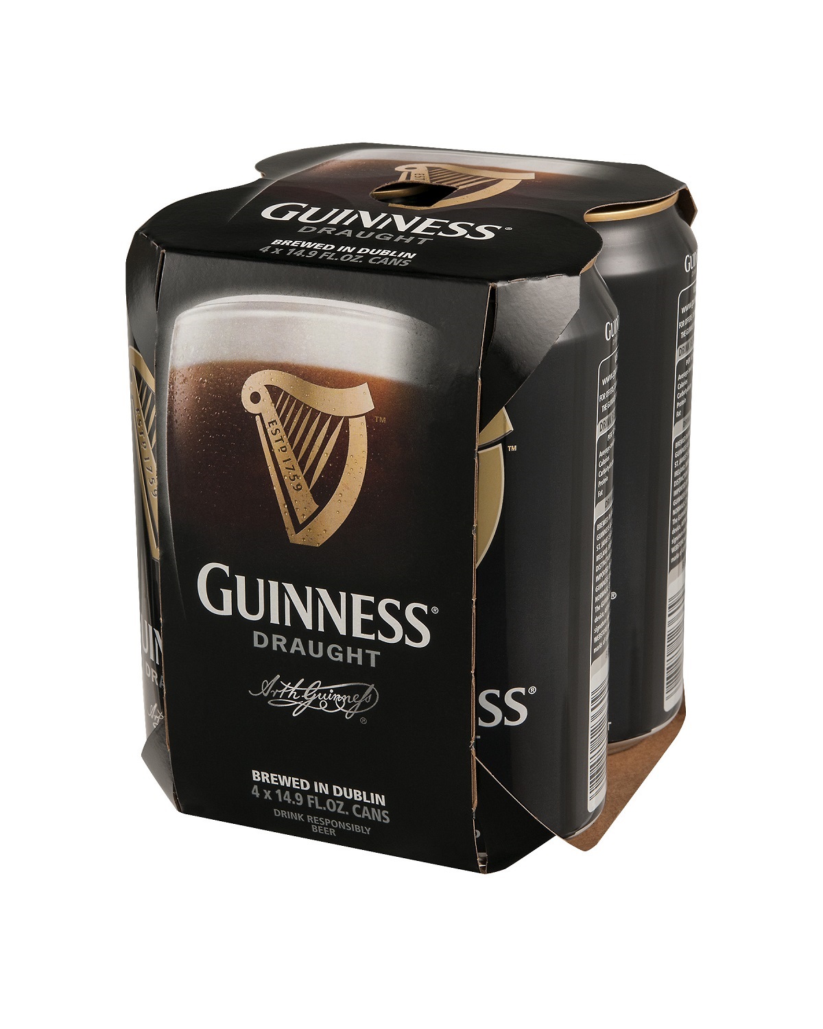 Guinness Draught Stout 4pk Can