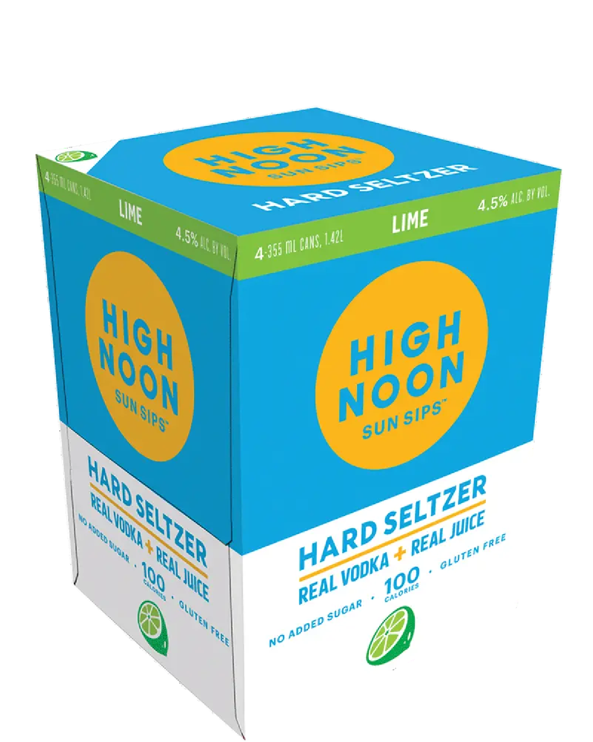 High Noon Lime 4pk 12oz can