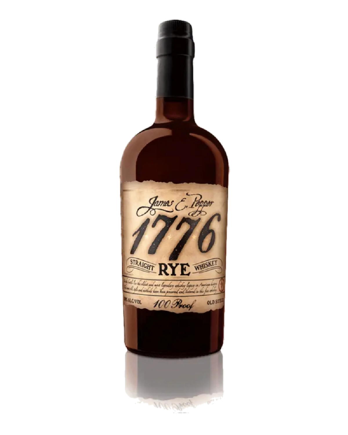 James E Pepper 1776 Rye Whiskey 100 proof