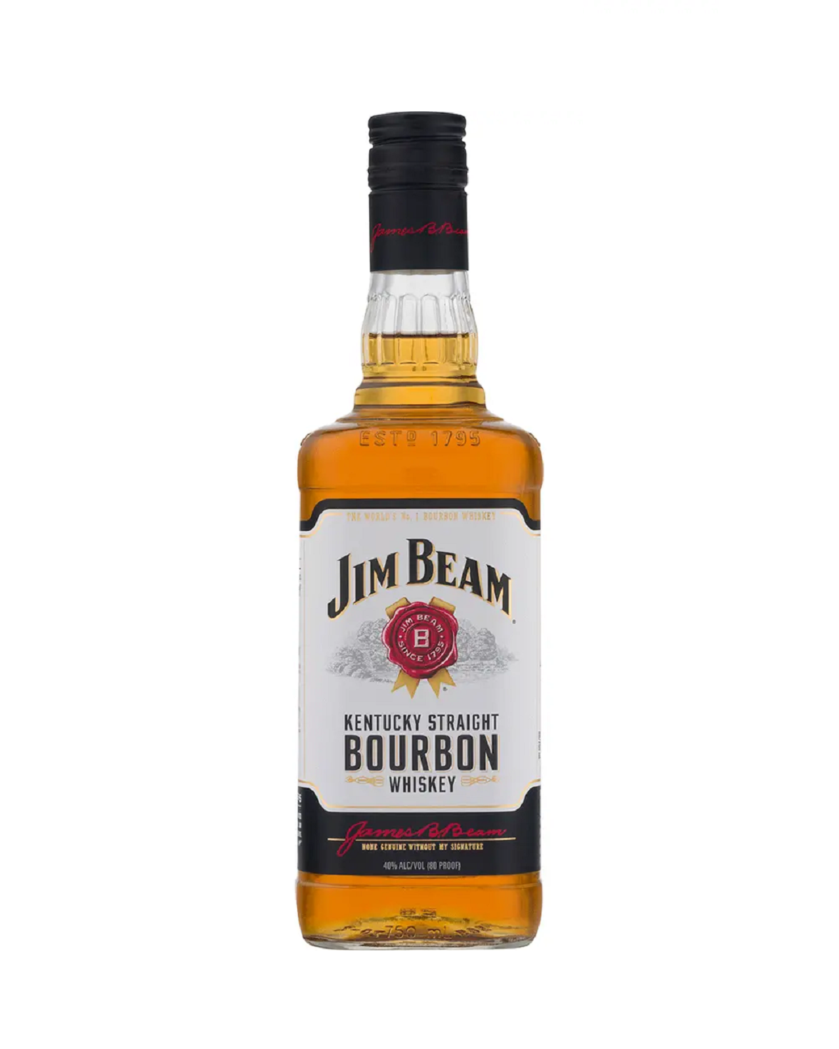 Jim Beam Bourbon Whiskey 750ML