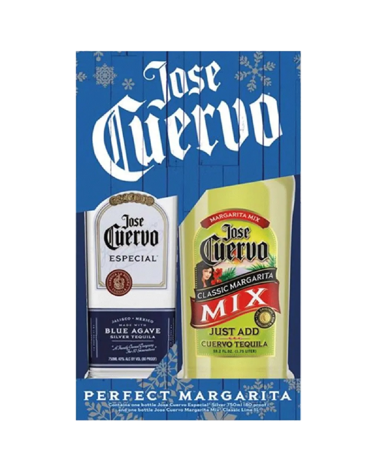 Jose Cuervo Silver w Margarita Mix 750ml