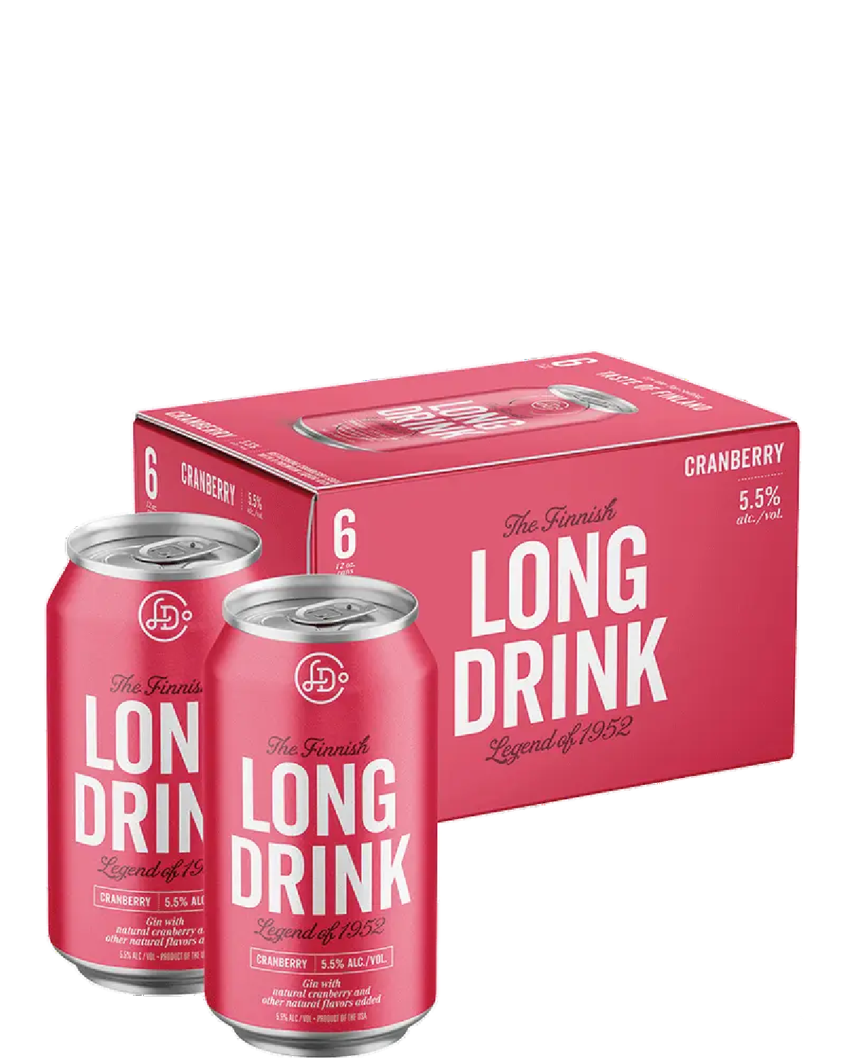 Long Drink Cranberry 6pk Can