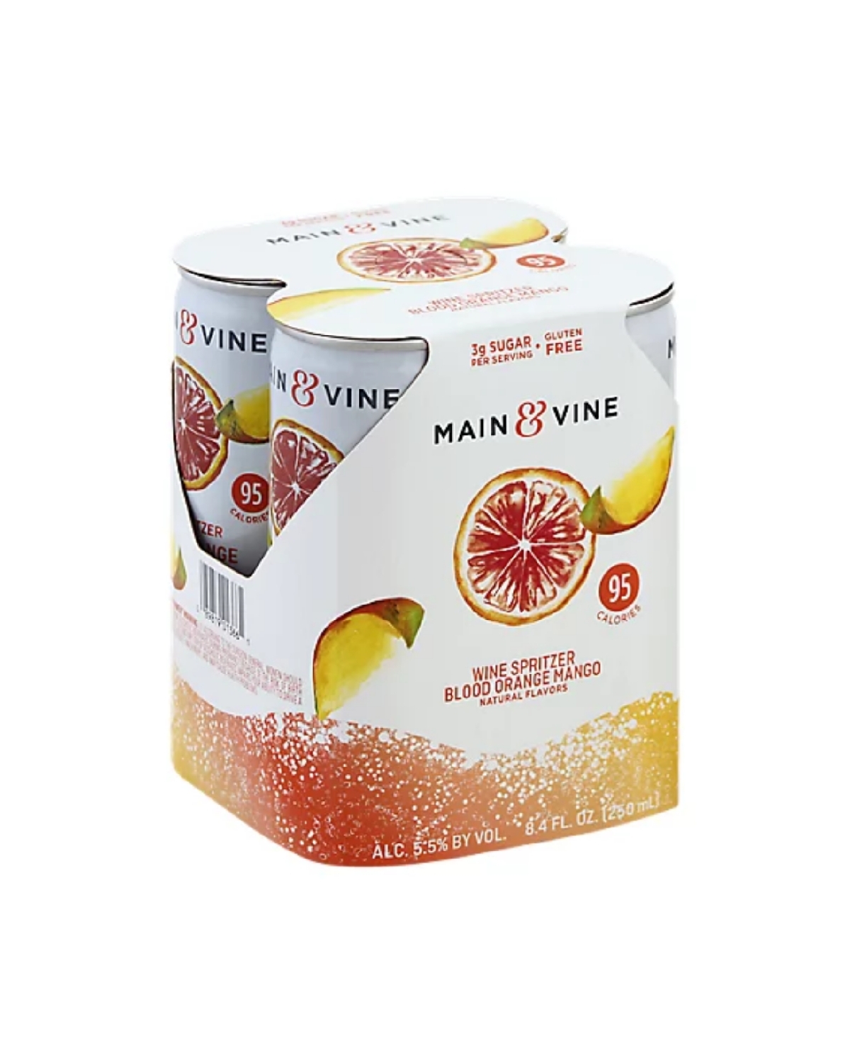 Main & Vine Blood Orange Mango 4pk Can