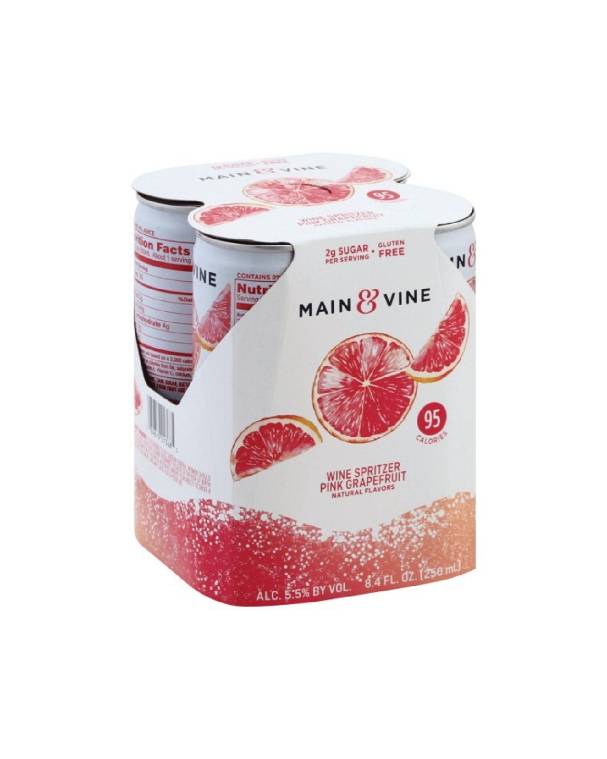 Main & Vine Pink Grapefruit 4pk