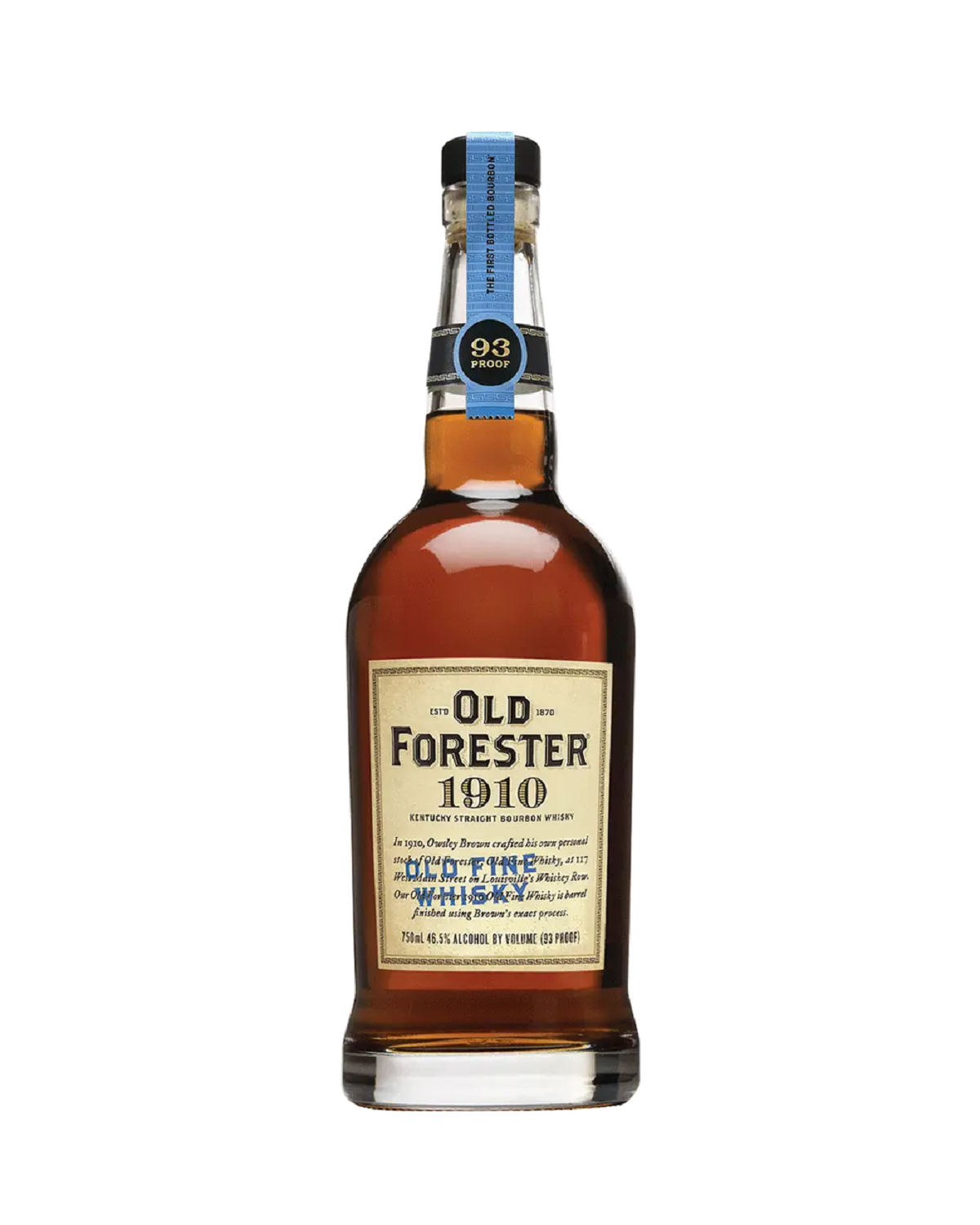 OLD FORESTER 1910 OLD FINE WHISKEY BOURBON 750ML