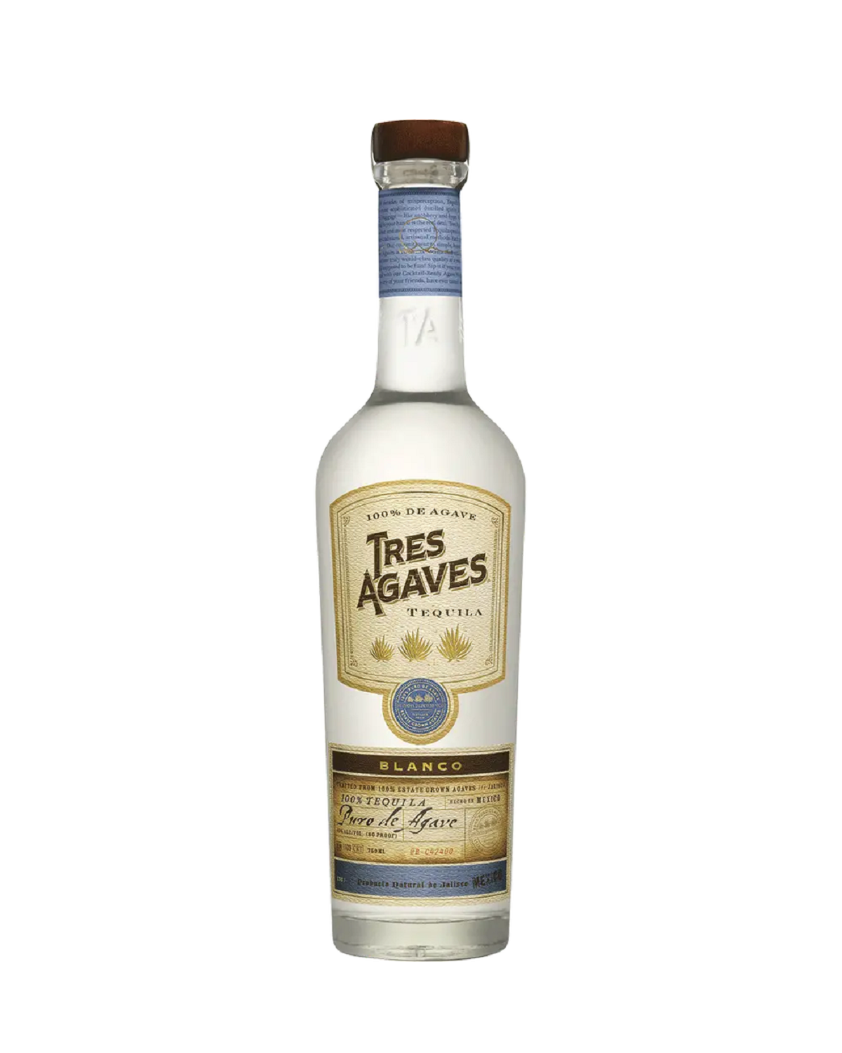 TRES AGAVES BLANCO TEQUILA 750ML